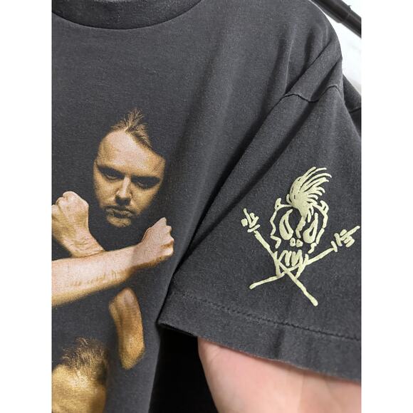 Metallica Birth School Metallica Death Vintage Reprint 1992 Metallica Tag - Picture 5 of 7